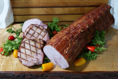 bone-in smoked pork chops